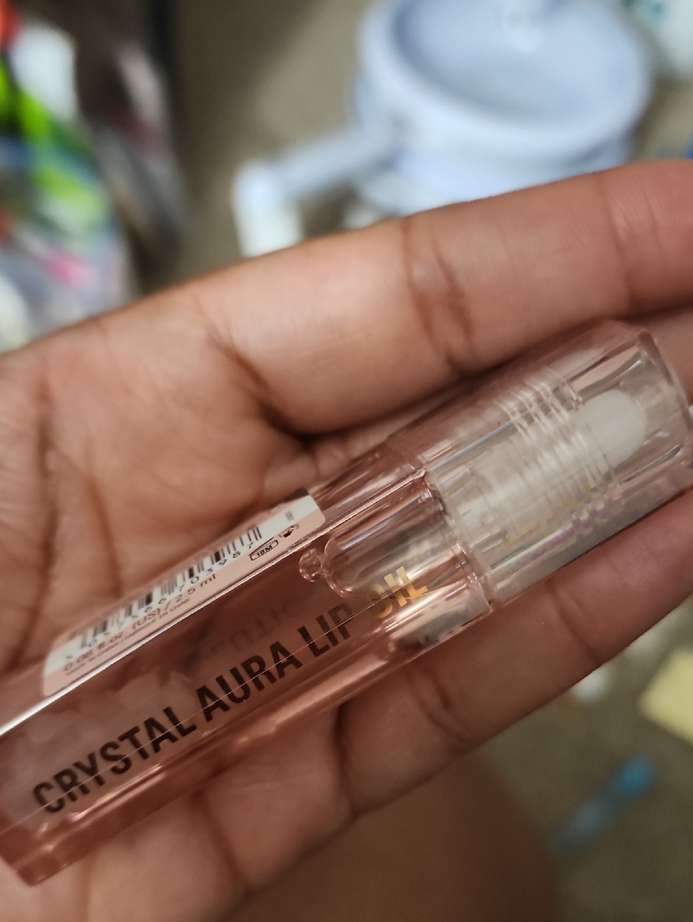 Revolution Rose Quartz Crystal Aura Lip Oil With Vitamin E